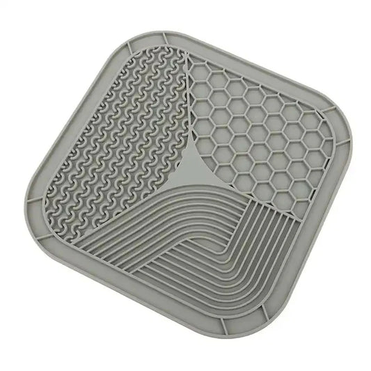 Silicone Dog Lick Mat - Grey