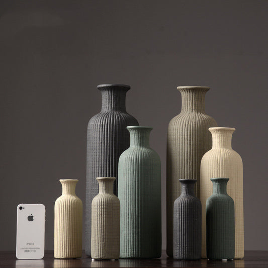 Ceramic Dried Flower Vase Decoration Home Decoration