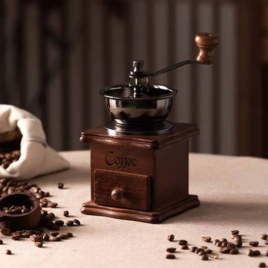 Coffee Grinder Classical Retro Manual Coffee Bean Grinder Coffee Maker Professional Barista Coffeeware Coffee Accessories