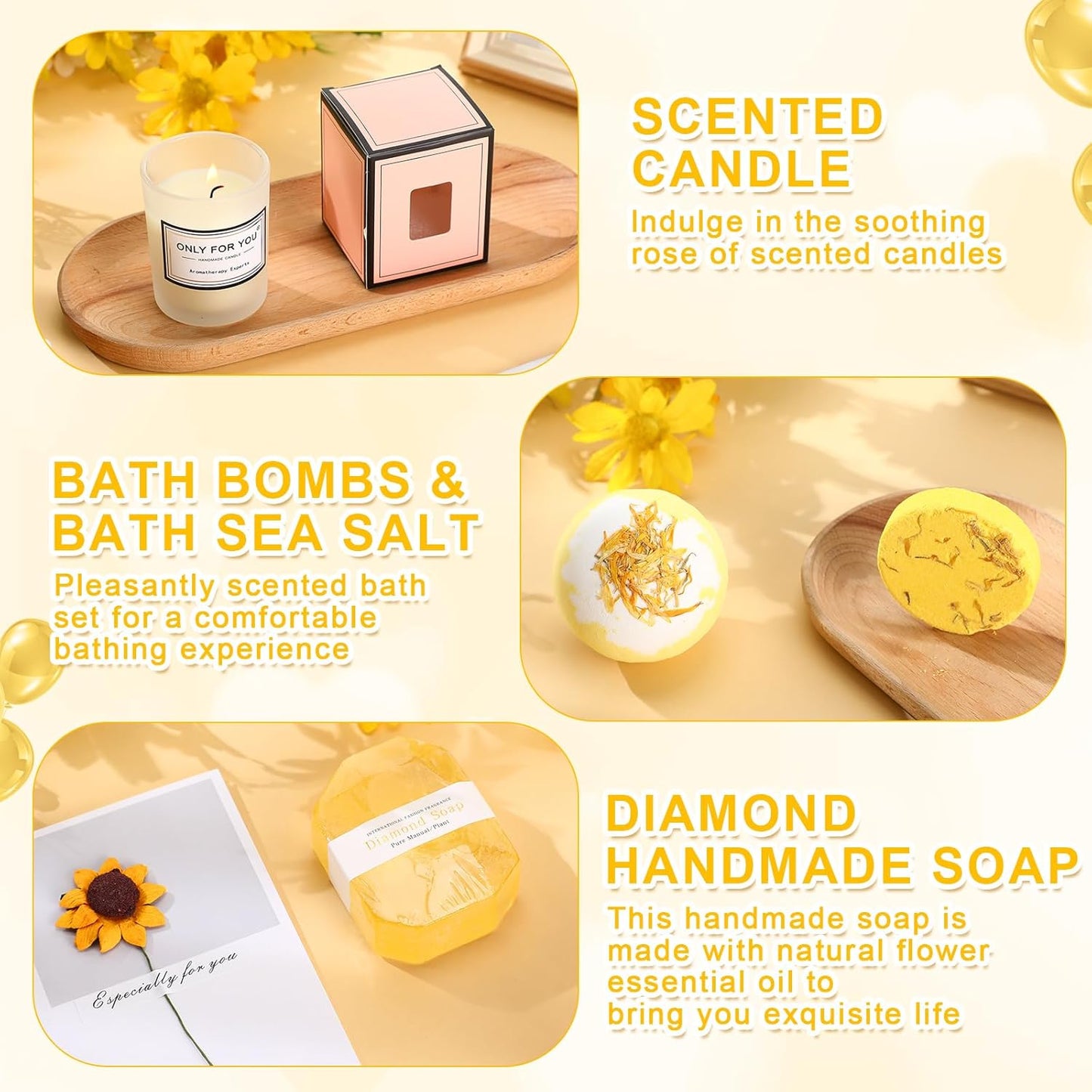 13 Pcs Birthday Gifts for Women Spa Basket Set for Women Mother'S Day Gifts Mirrors Socks Steamers Jewelry Case Bath Robe Mom Nurse Girlfriend Wife