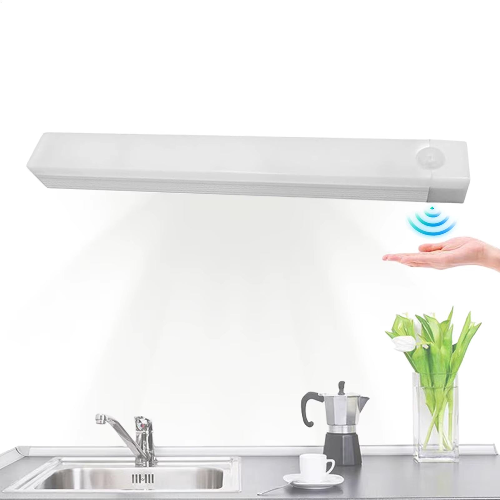 Motion Sensor Cabinet Light Smart under Cabinet Lights Wireless Indoor Lights Stick-On Lights Kitchen under Cabinet Lighting