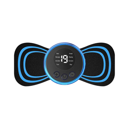 Mini Electric Neck Massager Portable Rechargeable Cervical Vertebra Massage Patch for Muscle Relax Dropshipping Neck Massager