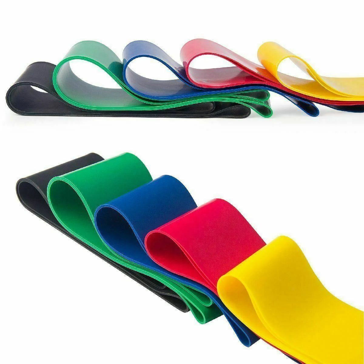 Yoga Booty Band Eco-Friendly Yoga Resistance Bands 5-Piece
