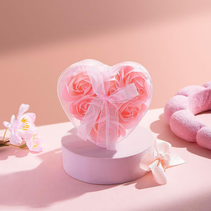 Happy Birthday Gifts: Rose Basket for Women - Friend, Daughter, Sister, Coworker - Bath Spa Gifts Set & Self Care Box