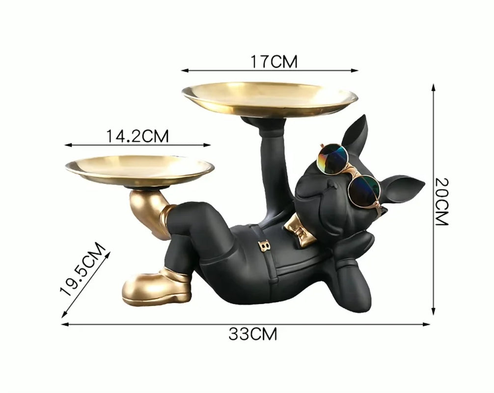 New Desktop Decoration Creative Home Living Room Porch Key Storage Tray Cartoon Snack Organizer Table Ornaments