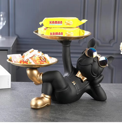 New Desktop Decoration Creative Home Living Room Porch Key Storage Tray Cartoon Snack Organizer Table Ornaments