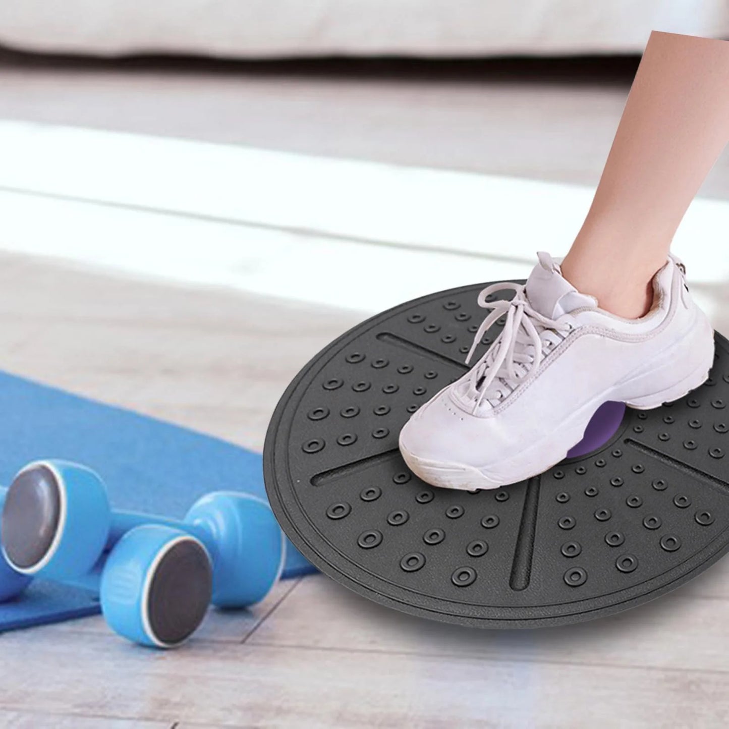 Balance Board Balancing Board Diameter 14.17Inch Exercise Core Training Balance Training Exercising for Workout Sports