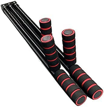 3 Bar Leg Stretcher Extension Device Iron Leg Support Yoga Exercise Martial Arts Gym Flexibility Stretching Machine, Black