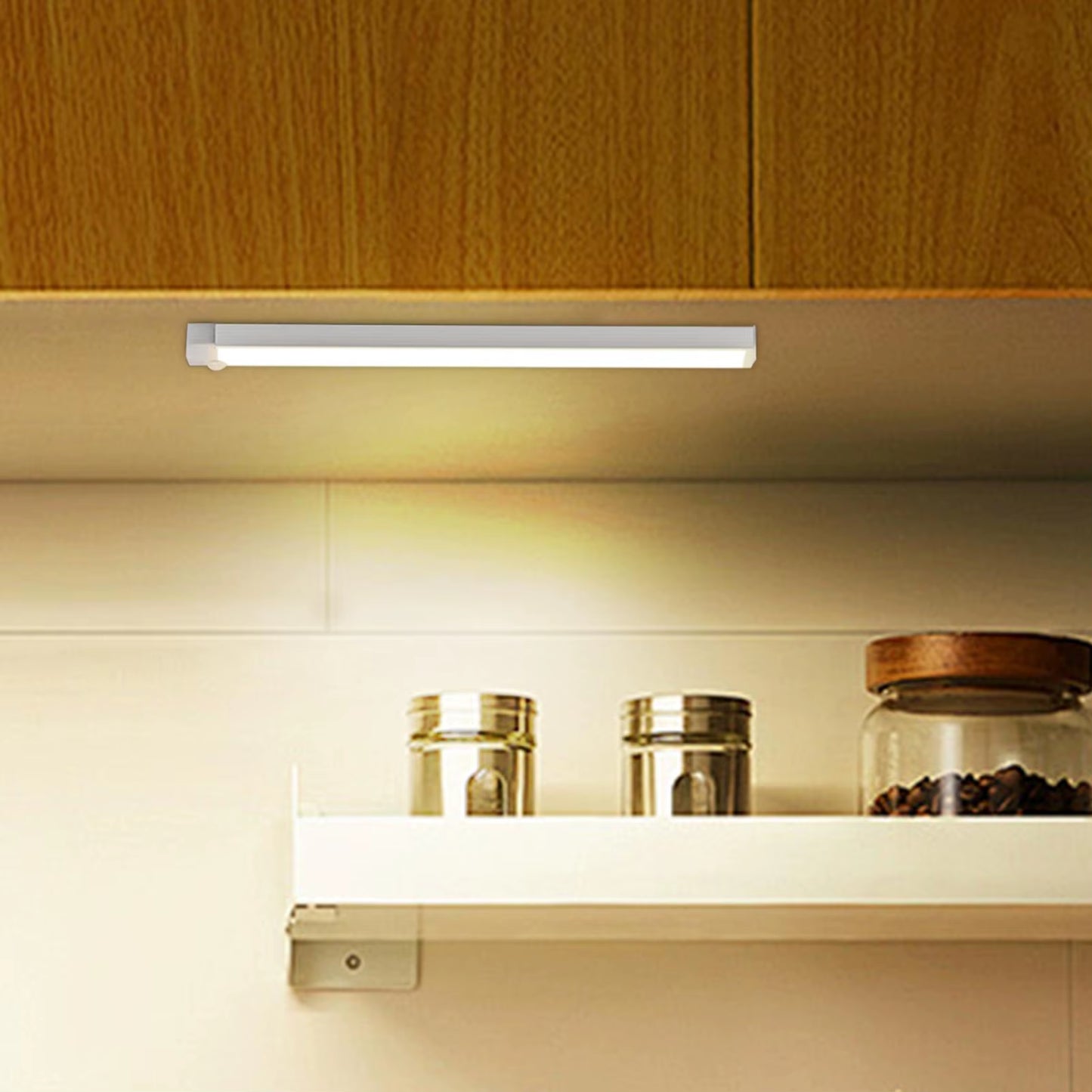 Motion Sensor Cabinet Light Smart under Cabinet Lights Wireless Indoor Lights Stick-On Lights Kitchen under Cabinet Lighting