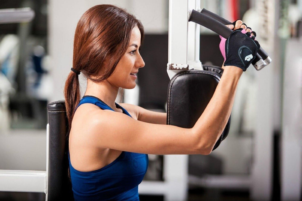 Workout Gloves for Men and Women - Breathable Weight Lifting Gloves for Gym, Exercise, Weightlifting, Cycling, Rowing, Training Leather Palm Padded Thumb Protected against Calluses Blister