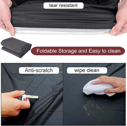 Portable Ice Bath Tub Cover - Dustproof, Waterproof with Windproof Hem - Outdoor Ice Bath Barrel Cover for Cold Plunge Tub