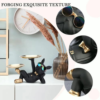 New Desktop Decoration Creative Home Living Room Porch Key Storage Tray Cartoon Snack Organizer Table Ornaments
